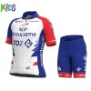 Conjunto Maillot + Culotte Corto 2021 Groupama-FDJ Niños N001